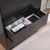 SKONYON 5 Drawer Dresser Vertical Wooden Dresser Storage Organizer for Bedroom - 3 of 4