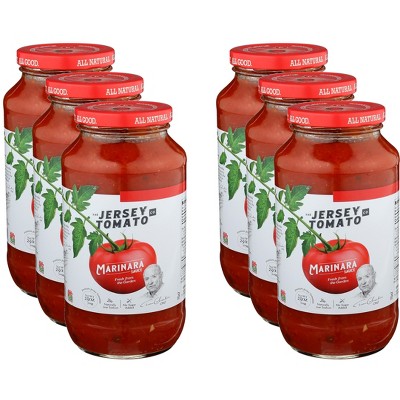 Jersey Tomato Co. Sauce Marinara - Case of 6 - 25 oz