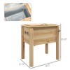 Spassway 54 QT Hard-Sided Wood Cooler Box with Bottle Opener Ice Chest with Drainage Plug Party Coolers for Gatherings - 3 of 4