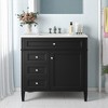 Mshliw 36'' Bathroom Vanity with Top Sink, Modern Single Sink Storage Cabinet with 2 Drawers, Tip-Out Drawer, Soft Close Door and Shelves - 4 of 4