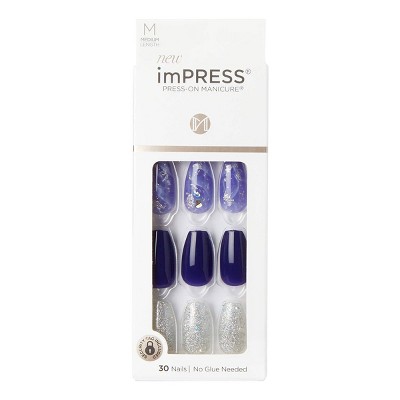 Kiss Nails imPRESS False Nails - Polished - 33ct