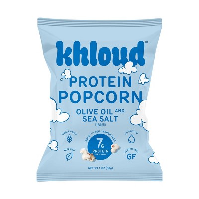 Khloud Olive Oil Sea Salt Protein Popcorn Multipack - 6oz/6ct