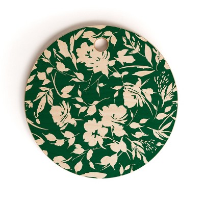 Marta Barragan Camarasa Monochrome wild garden Round Cutting Board - Deny Designs