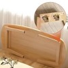 homfan Folding Coffee Table, Collapsible Wooden Mini Desk, Multifunctional Mid Century Modern Rustic Coffee Tables - 4 of 4