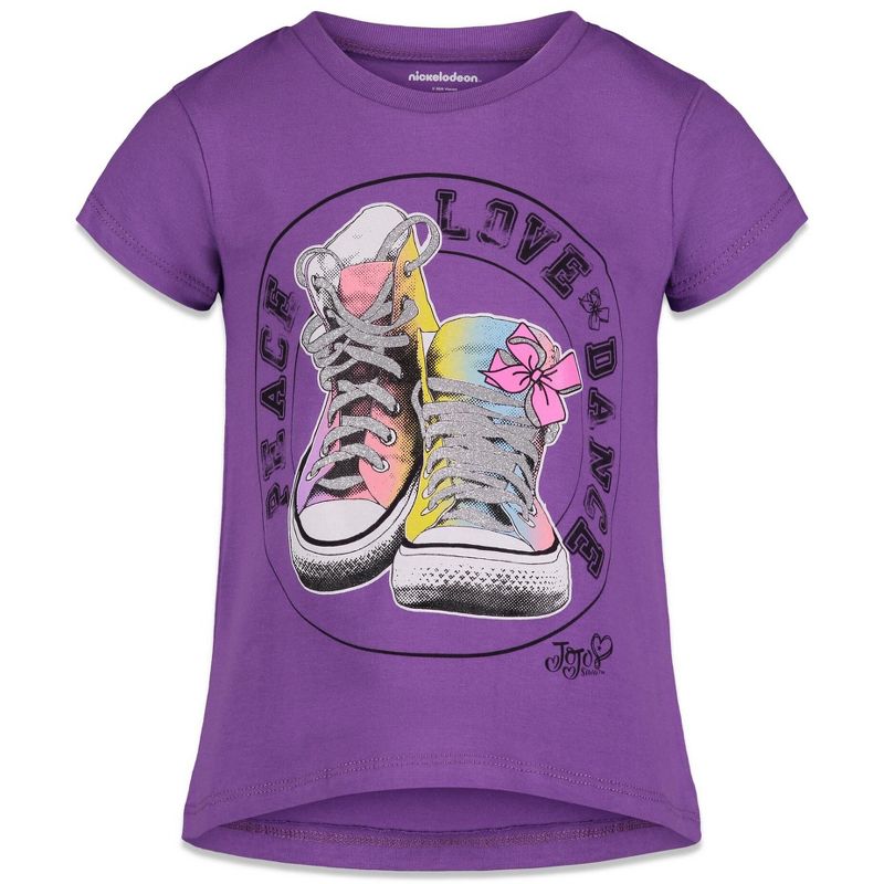 JoJo Siwa Jojo Siwa Unicorn Girls 3 Pack T-Shirts Little Kid to Big Kid , 3 of 6