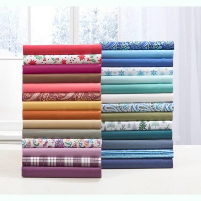 BrylaneHome BH Studio Solid Microfiber Sheet Set