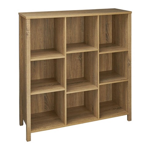 Best Choice Products 9-Cube Bookshelf, Display Storage Compartment  Organizer w/ 3 Removable Back Panels - Light Oak