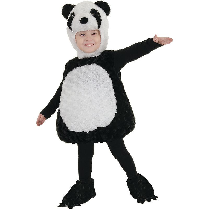 Halloween Express Toddler Panda Costume - Size 2T-4T - Black, 1 of 2