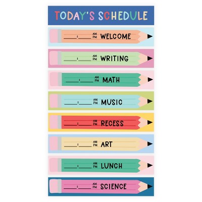 Pippi Post Class Schedule Bulletin Board Kit