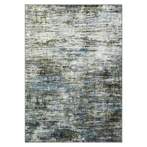 Washable Modern Abstract Living Room Bedroom Rugs, Indoor Contemporary Non Slip Floor Cover for Dining Room Home Office - 1 of 4