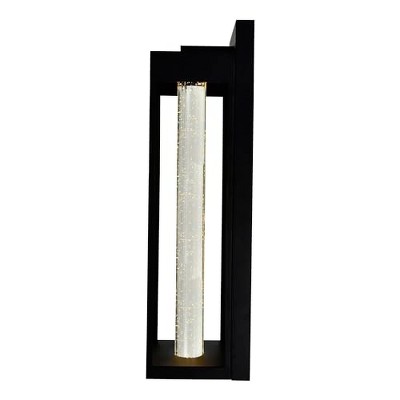 CWI Lighting Rochester LED Integrated Black Outdoor Wall Light