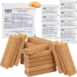 S.O.S. Rations Emergency 3600 Calorie Food Bar (8 Packs) - 3 Day / 72 Hour Package with 5 Year Shelf Life, Supply for Camping - 5 Year Shelf Life! - 1 of 4