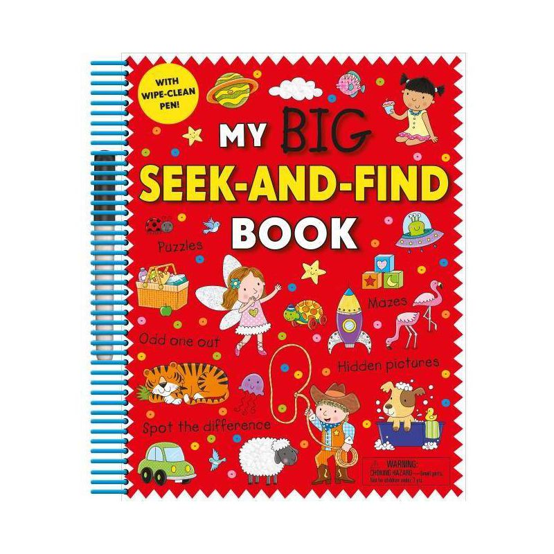 My Big Seek-and-Find Book : With Wipe-Clean Pen! -  by Roger Priddy (Paperback), 1 of 2
