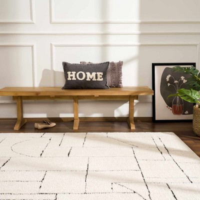 Hauteloom Keats Black & White Area Rug