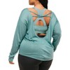 Adore Me Women's Mallory Long Sleeve Tee Activewear - 3 of 4