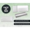 Juvale 50 Pack #10 Silver Business Envelopes for Office, Letters, Invoices, 4 1/8 x 9 1/2 in - 4 of 4