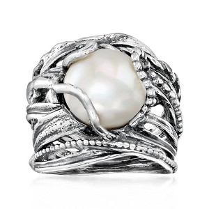 Ross-Simons 12-12.5mm Cultured Pearl Ring in Sterling Silver - 1 of 4
