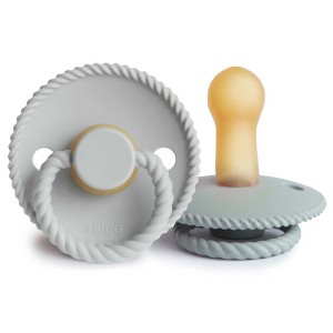 FRIGG Rope Natural Rubber Pacifier 2-Pack - 1 of 4