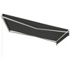 Outsunny 12' x 10' Electric Retractable Awning, Sun Shade Shelter with Remote Controller and Crank Handle for Deck, Balcony, Yard, Dark Gray - 4 of 4