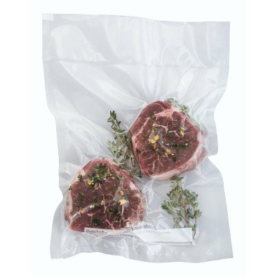 Clear Plastic Quart Vacuum Sealer Bags, 20 Pieces