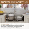 CASAINC 30" Stainless Steel Single Bowl Farmhouse Apron Kitchen Sink with Included Grid and Strainer - 3 of 4