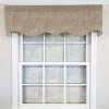 RLF Home 100% Cotton Chenille Regal  Fully lined Windows Rod Pocket Valance 50" x 17"  Beige - 2 of 4