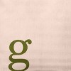 16"x16" Modern Monogram 'g' Square Throw Pillow - e by design - 2 of 3