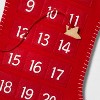25" Dog Bone 'Deck the Paws' Hanging Christmas Advent Calendar Red - Wondershop™ - image 2 of 2