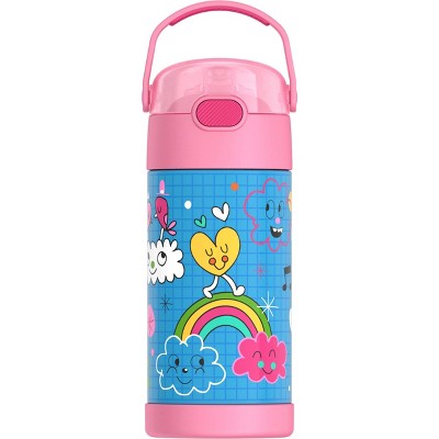 Thermos Kids' 12oz Stainless Steel FUNtainer Water Bottle with Bail Handle - Sketchbook