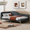 Accent Daybed Modern Tufted Upholstered Frame with Nailhead Trim for Guest Room 41.4"W - 3irtyhousy - 2 of 4