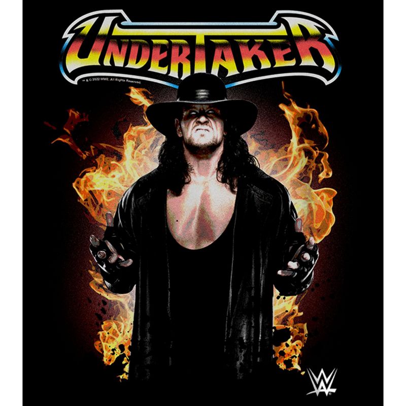 Boy's WWE Undertaker Flames T-Shirt, 2 of 6