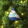 Christmas Featherly Friends Ornament Blue Top Hat - Wondershop™ - 2 of 3