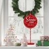 14.5" Battery Operated Lit Ceramic Christmas Tree White - Wondershop™: Multicolored Bulbs, Star Topper - 2 of 3
