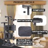 BestMassage Cat Tree 54/70 Inch Cat Tower with Sisal Scratching Post - 3 of 4