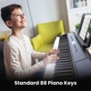 88-Key Weighted Digital Piano with Metal Pedals, Portable Full Size Electric Keyboard for Beginners & Professionals, Includes Speakers - 4 of 4