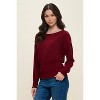 WEST K Women's Celine Dolman Long Sleeve Smocked Blouse - 2 of 4