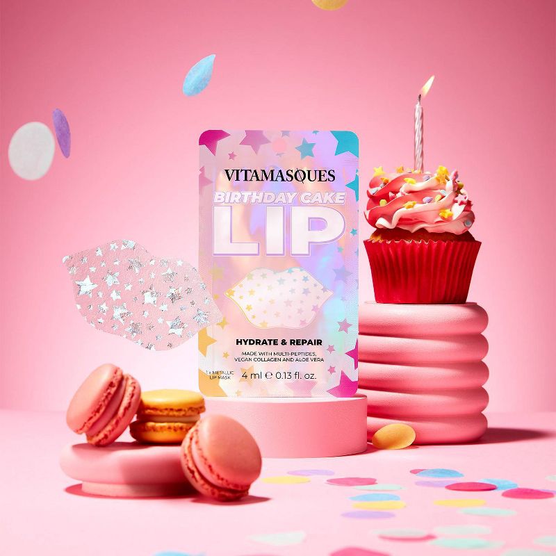 Vitamasques Birthday Cake Lip Mask - 1.35 fl oz, 5 of 9