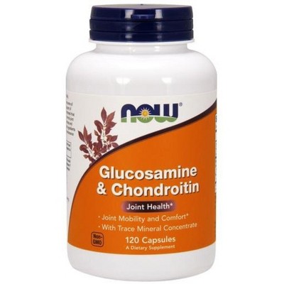 Glucosamine & Chondroitin With Trace Minerals by Now Foods  -  120 Capsule