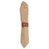 Park Designs Rustic Leather Napkin Ring Set of 4 - 2 of 4