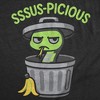 Youth Funny T Shirts Sssus-picious Sarcastic Snake Graphic Novelty Tee For Kids - Crazy Dog Youth T Shirt for Animal Lovers - 2 of 4