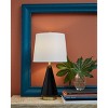 Signature Design by Ashley Ackson Table Lamps Black/Brass: Ceramic Body, White Shade, No Bulbs Included - 2 of 4