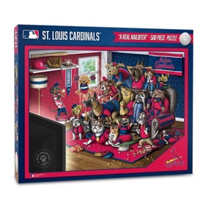 MLB St. Louis Cardinals Purebred Fans 'A Real Nailbiter' Puzzle - 500pc - 1 of 3