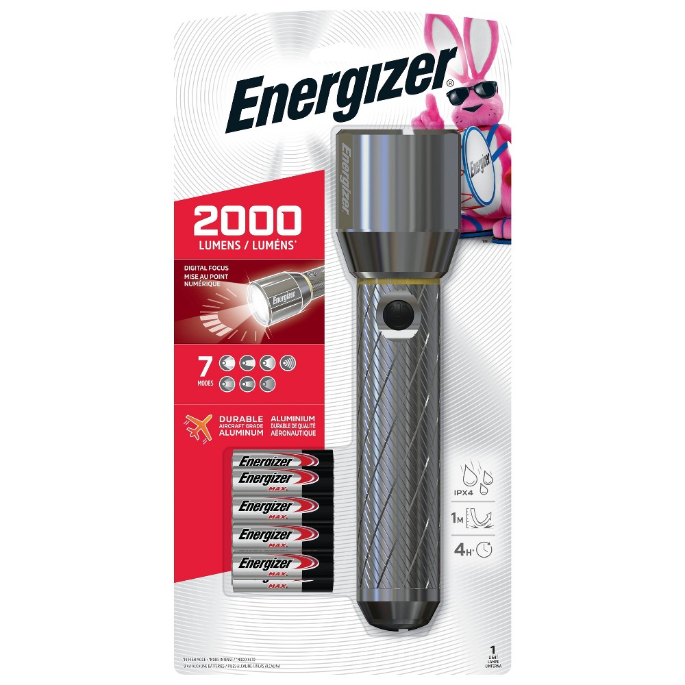 Energizer Hard Case Professional 300 Lumens TUF2AAPE Flashlight for sale online 