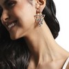 SOHI Women's Geometric Snake Drop Earrings - 4 of 4