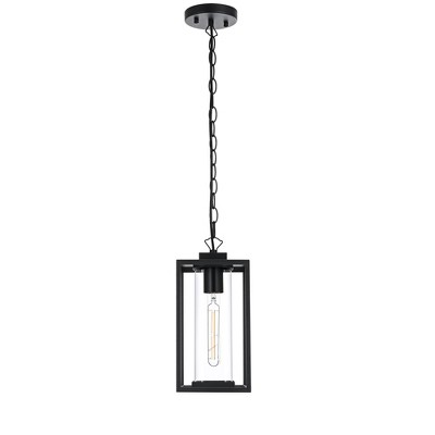 Elegant Lighting Memphis 6 Inch Outdoor Pendant in Black
