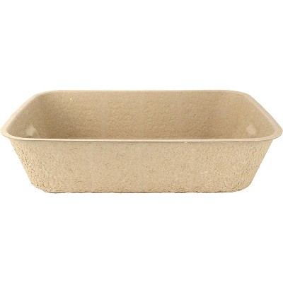 Large Biodegradable Recycled Paper Disposable Cat Litter Boxes - Set of 20