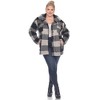 White Mark  Plus Size Plaid Shacket - 4 of 4