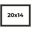 PosterPalooza | Antique Black Picture Frame - UV Acrylic, Backing Board, Hanging Hardware Included - 2 of 4