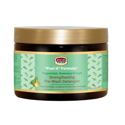 African Pride Feel It Formula Peppermint Rosemary & Sage Strengthening Detangler Hair Cream - 12 fl oz