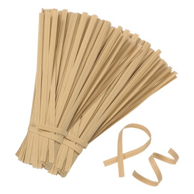 Unique Bargains Kraft Paper Twist Ties Party Gift Cake Candy Wrapping 2000 Pcs